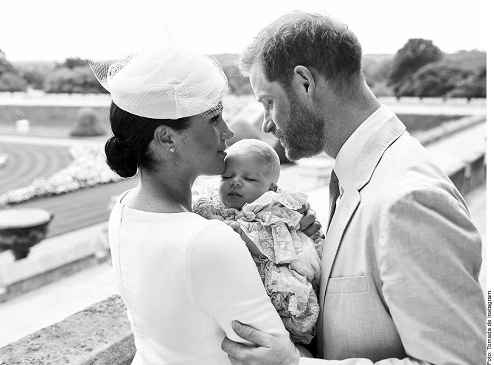 Meghan, Harry y bebé